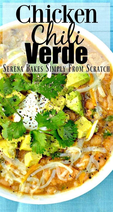 Simmer, uncovered, for 30 minutes. The best Chicken Chili Verde with Avocado could easily be ...