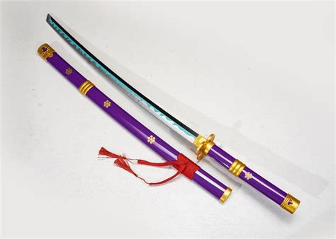 Purple Yama Enma Anime Katana Samurai Sword One Piece Handmade Etsy