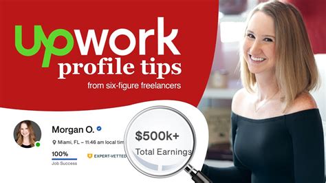 Upwork Profile Tips And Examples From 6 Figure Freelancers Youtube
