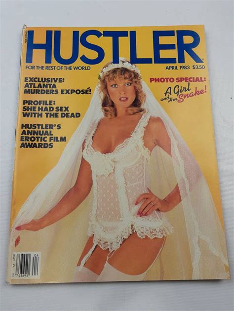 Mens Vintage Magazine Hustler April Etsy
