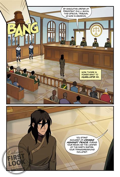 New Legend Of Korra Comic Puts Kuvira On Trial