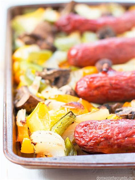 Besides being easy, one of the reasons we love sheet pan dinners when chicken is on the menu is because they are so versatile. Sheet Pan Sausage and Peppers (and Onions and Mushrooms ...