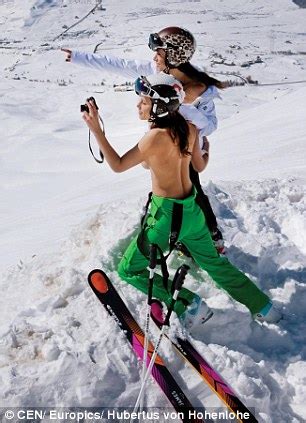 Ice Maidens Ski Instructors Peel Off Their Thermals For Raunchy