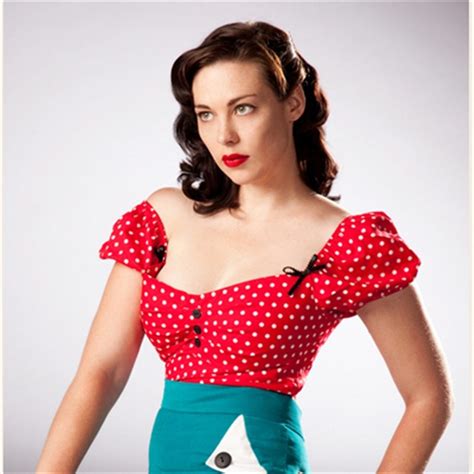 miss hussy ellie may polka dot top sivletto rockabilly clothes and stuff 50 s style mode