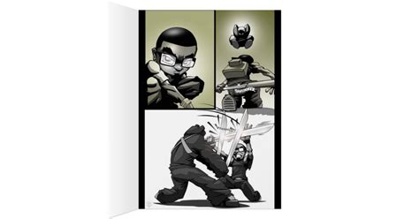 Content With Kaos Comic Card Zazzle