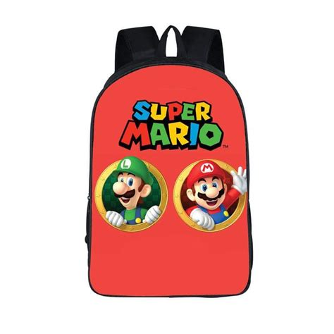 Super Mario Best Brothers Mario Luigi Backpack Bag Sai0505 Anime