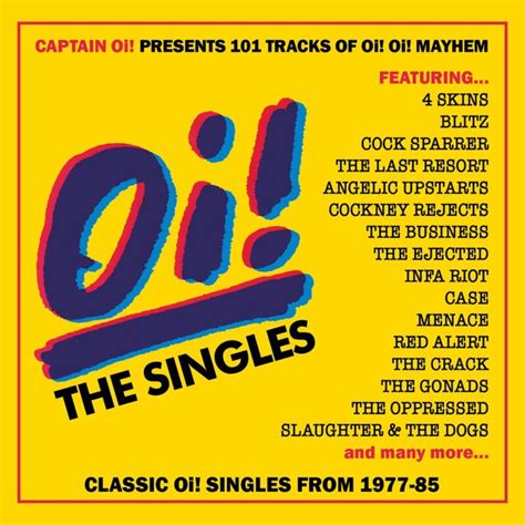 Oi The Singles 4cd Boxset Various Artists Captain Oi