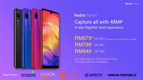 Harga xiaomi redmi note 8 beserta spesifikasi, miliki 4 kamera 48 mp. Gambar Dan Harga Redmi Note 7 (Malaysia Set) - Terbaru ...