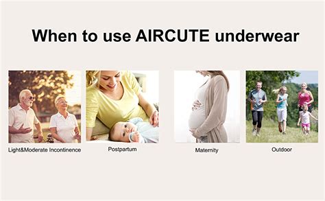 Aircute Washable Urine Incontinence Cotton Underwear For