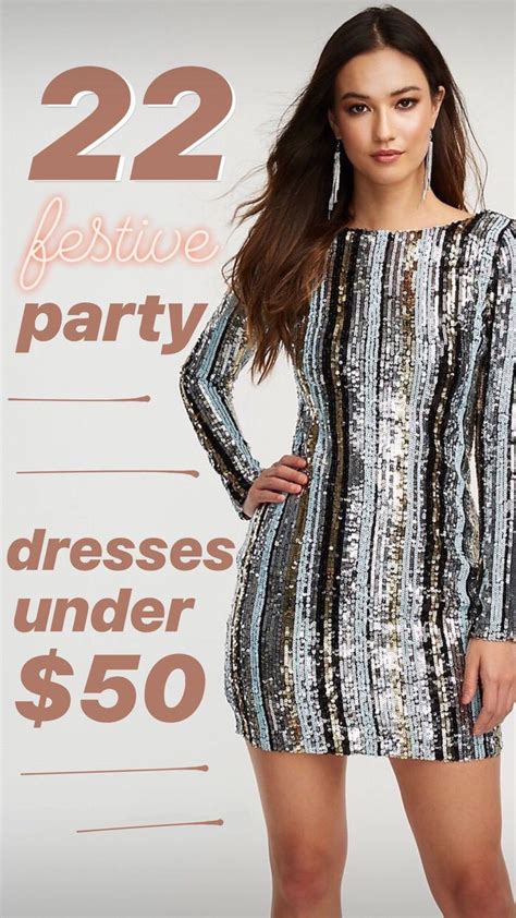 22 party dresses under 50 that are perfect for the holiday season dresses cheap party