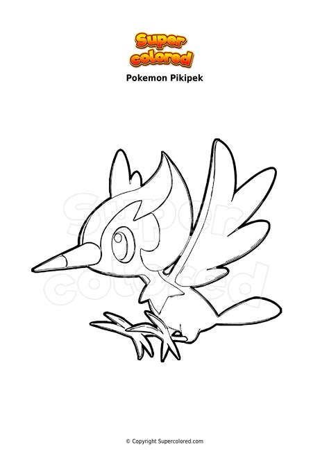 Coloring Page Pokemon Spearow