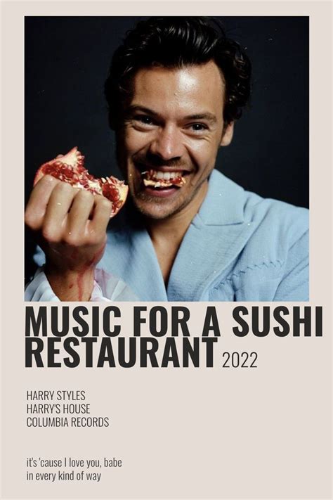 music for a sushi restaurant by harry styles in 2022 sushi restaurants harry styles harry
