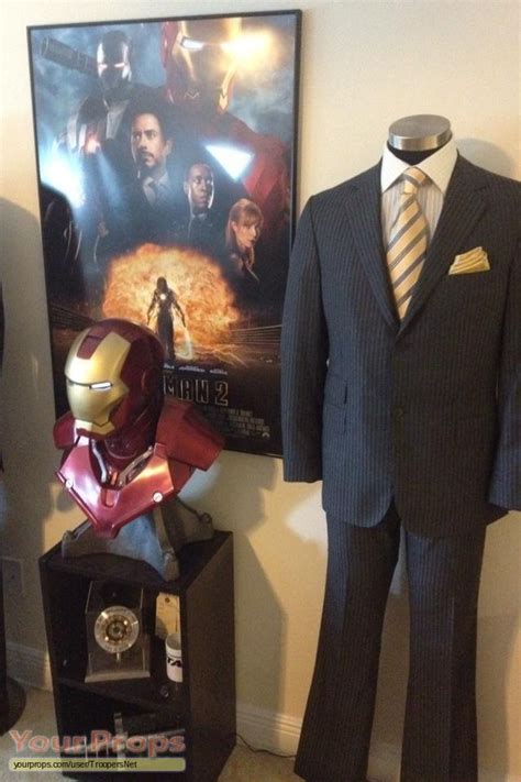 Iron Man 2 Hero Tony Stark Costume Original Movie Costume