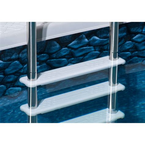 Standard Stainless Steel In Pool Ladder For Above Ground Pools Blue