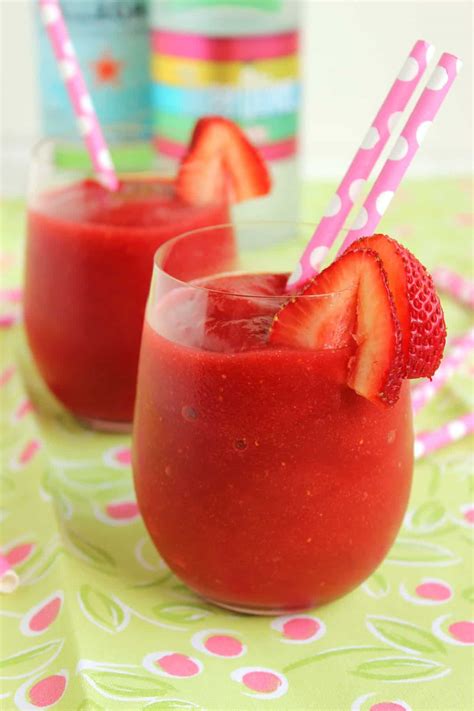 Boozy Strawberry Sweet Tart Slushie The Suburban Soapbox