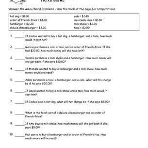 Where you can practice questions on the particular topic. Math Word Problem Worksheets for Second-Graders