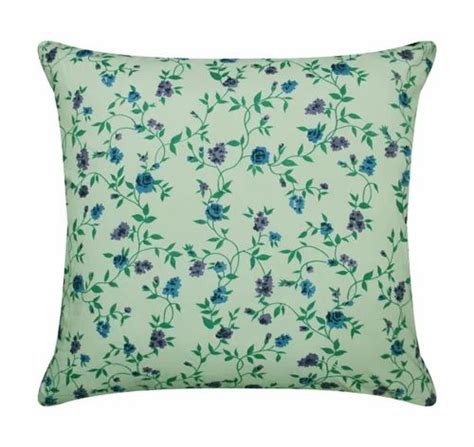 multicolor 100 cotton floral design cushion cover size 40 x 40 cm at