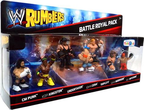 Wwe Wrestling Rumblers Series 1 Battle Royal Pack Exclusive Mini Figure