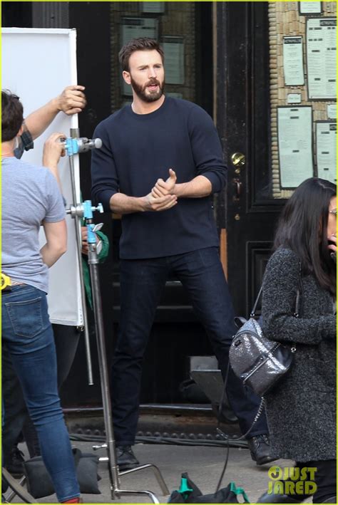 Chris Evans Looks Hot While Filming Defending Jacob In Boston Photo