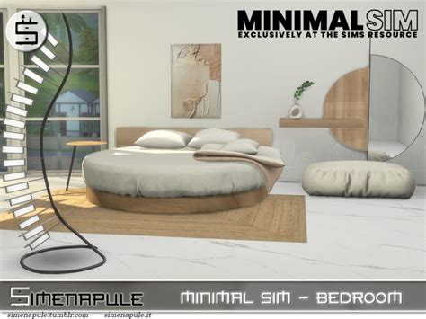 Bedroom Minimal Sim By Simenapule Liquid Sims