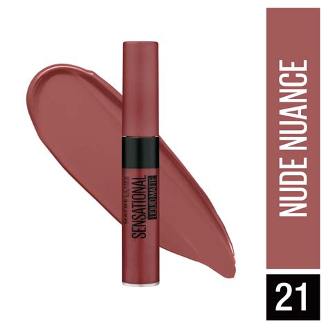 Maybelline New York Sensational Liquid Matte Lipstick Nude Nuance