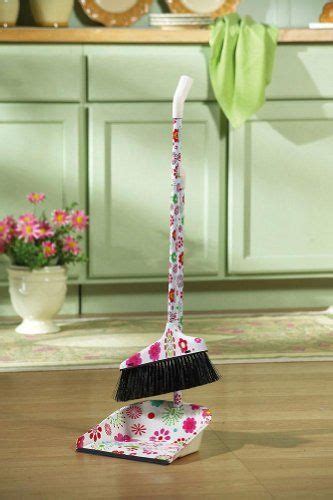 Flower Power Floral Kitchen Broom Dust Pan Set By Collections Etc By