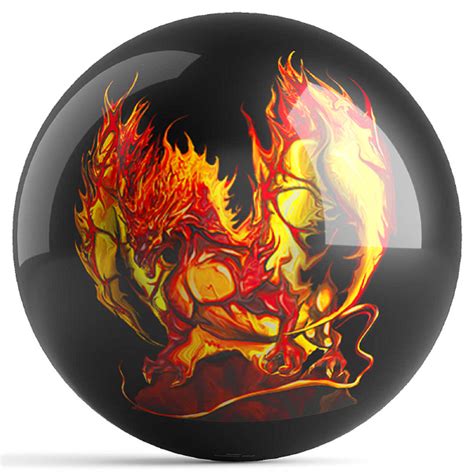 Dragon Bowling Ball By Pyropainter Michael Stewart
