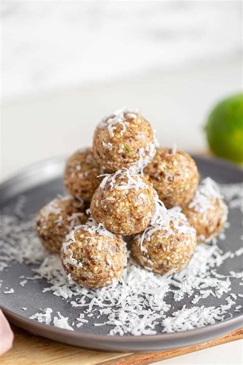 no bake lime coconut energy bites running on real food recipe food real food recipes