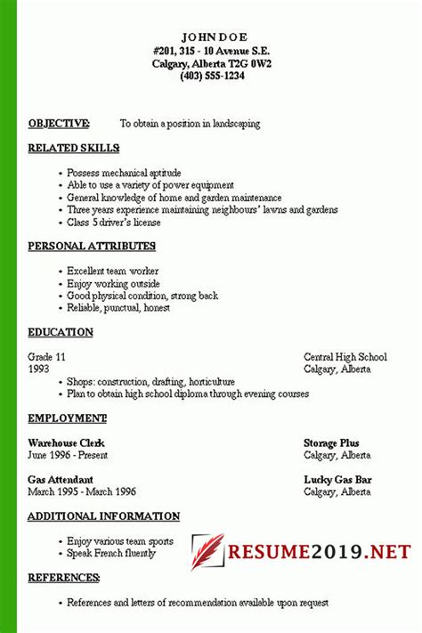 latest resume format  templates  examples