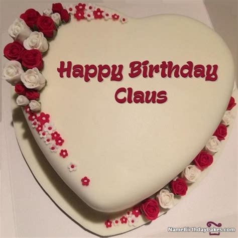 Happy Birthday Claus Cakes Cards Wishes