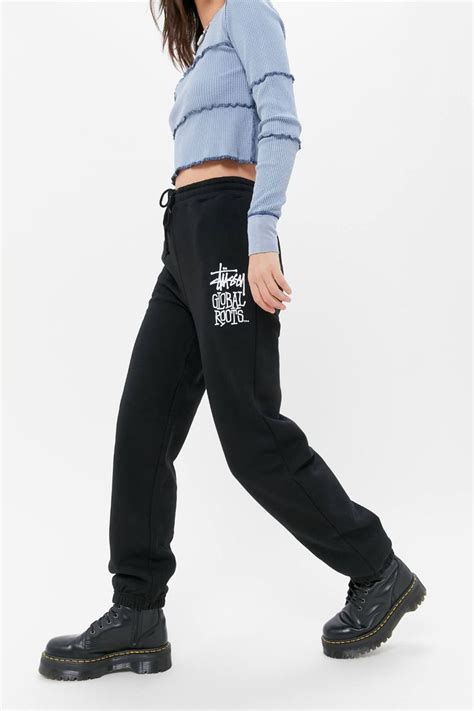 Stussy Global Roots Drawstring Sweatpant Urban Outfitters