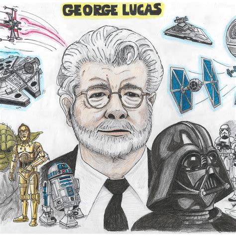 George Lucas Fanart Domestika