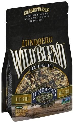 Easily add recipes from yums to the meal planner. Lundberg Wild Blend Rice - 16 oz, Nutrition Information ...