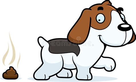 Cartoon Beagle Poop Stock Vector Illustration Of Waste 47295172