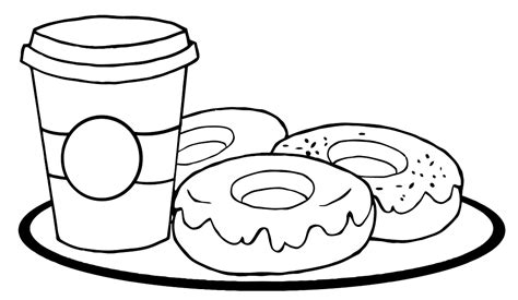 Coffee Cup Coloring Page Printable Coloring Pages