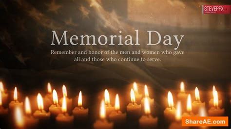 Videohive Memorial Day 26326393 » free after effects templates | after