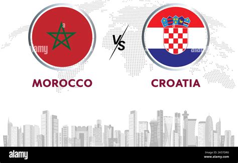 Morocco croatia soccer Stock Vector Images - Alamy