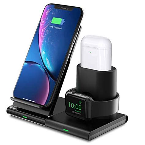 Seneo Wireless Charger 3 In 1 Wireless Charging Station For Apple