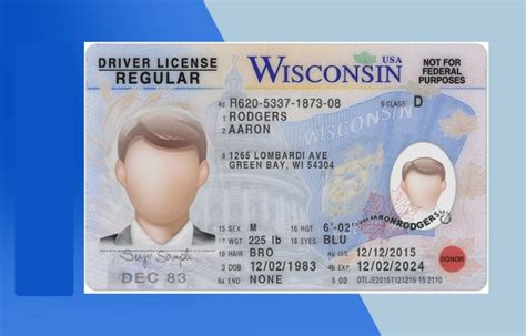 Wisconsin Drivers License Psd Template New Edition Download