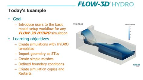 Free Surface Modeling With FLOW 3D HYDRO YouTube