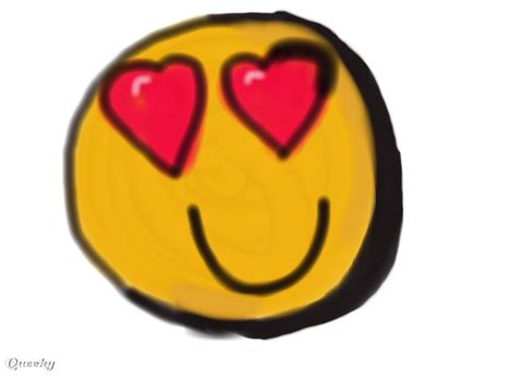 Lovesick Emoji ← An Abstract Speedpaint Drawing By Eliz Queeky