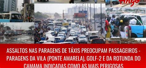 Assaltos Nas Paragens De Táxis Preocupam Passageiros Em Luanda Ango Emprego