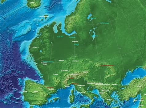 Europe At The End Of The Ice Age C —10000 Bc Europe