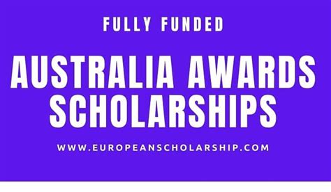Australia Awards Scholarships 2024 25 Application Process
