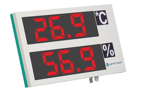 Digital Led Large Display Temperature Humidity Indicator Rs 7800 Unit
