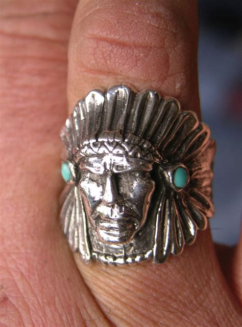 Download indian chief head and use any clip art,coloring,png graphics in your website, document or presentation. Sterling Silver American Indian Native Chief Head Ring ...
