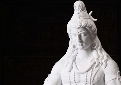 SOLD Masterpiece White Marble Meditating Shiva 54 112wm1a Hindu