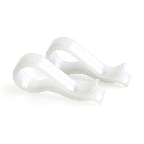Buy Hangerworld 80 White Space Saving Plastic Grips Hanger Clips For