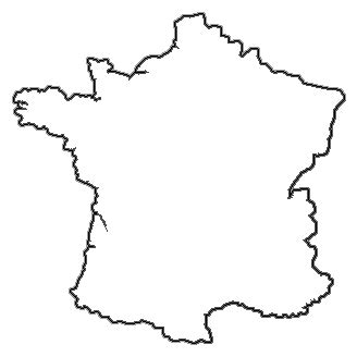 On every french town ! france outline clipart - Clip Art Library