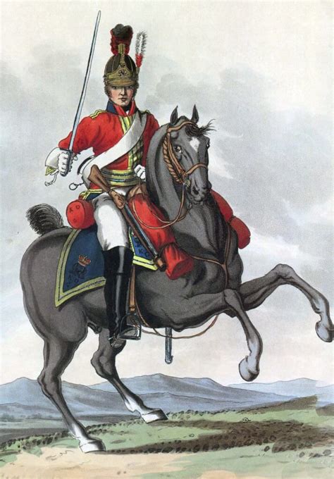 Kings Dragoon Guards Battle Of Waterloo 18th June 1815 Picture By